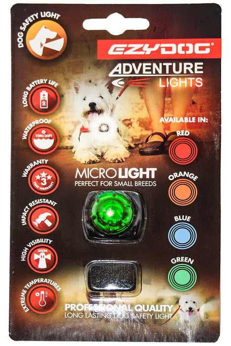 Ezydog - adventure micro lights grön