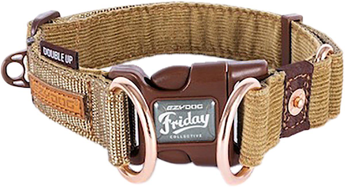 Ezydog - halsband dubbel up corduroy xl 47-71 cm