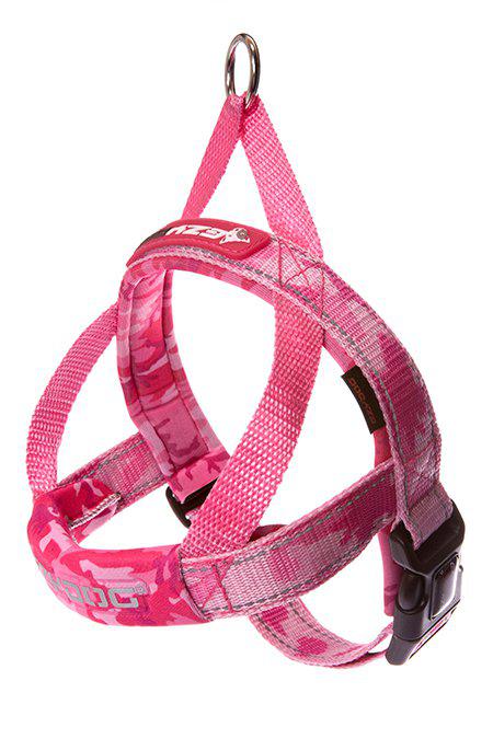 Ezydog - sele quickfit neopren rosa camo xxs 2-3kg 'justerbar'