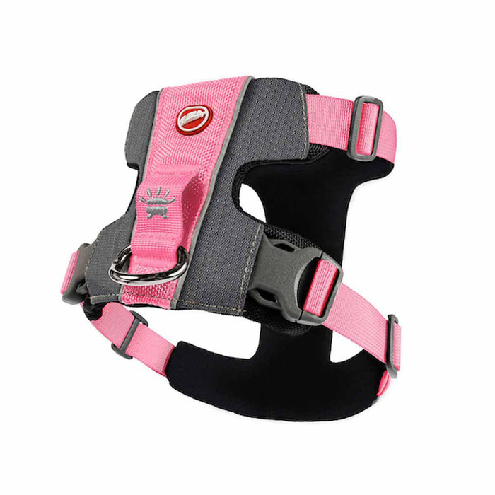 Ezydog - sele x-link rosa l 19-35kg 'justerbar'