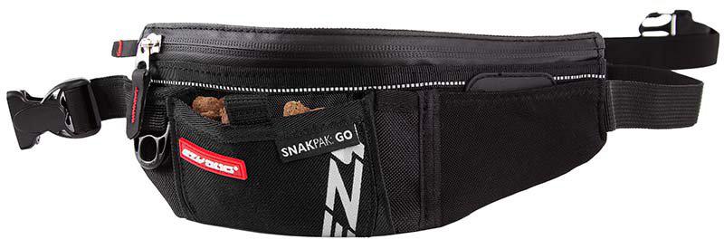 Ezydog - snakpak treat bag go svart