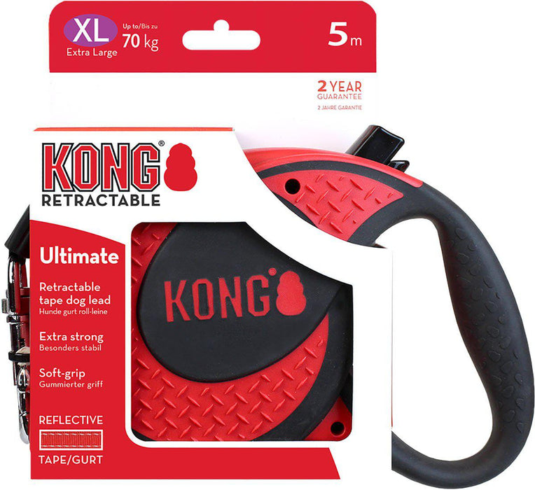 Kong - rullkoppel ultimate xl 5m band rödmax 70kg