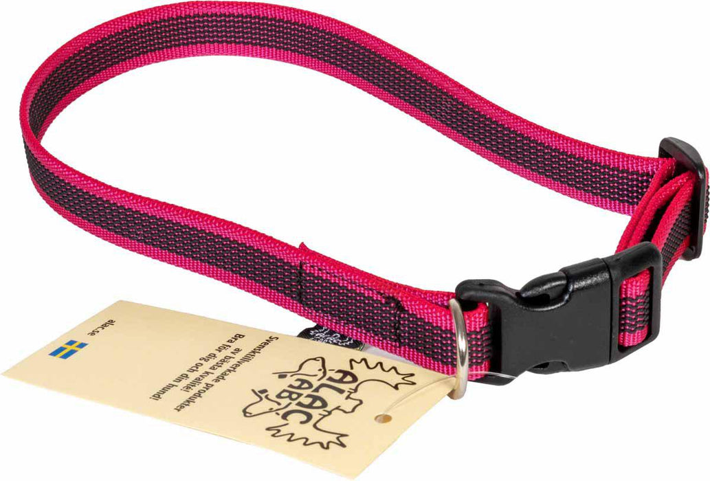 Alac - valphalsband antiglid 2x35-55cm cerise