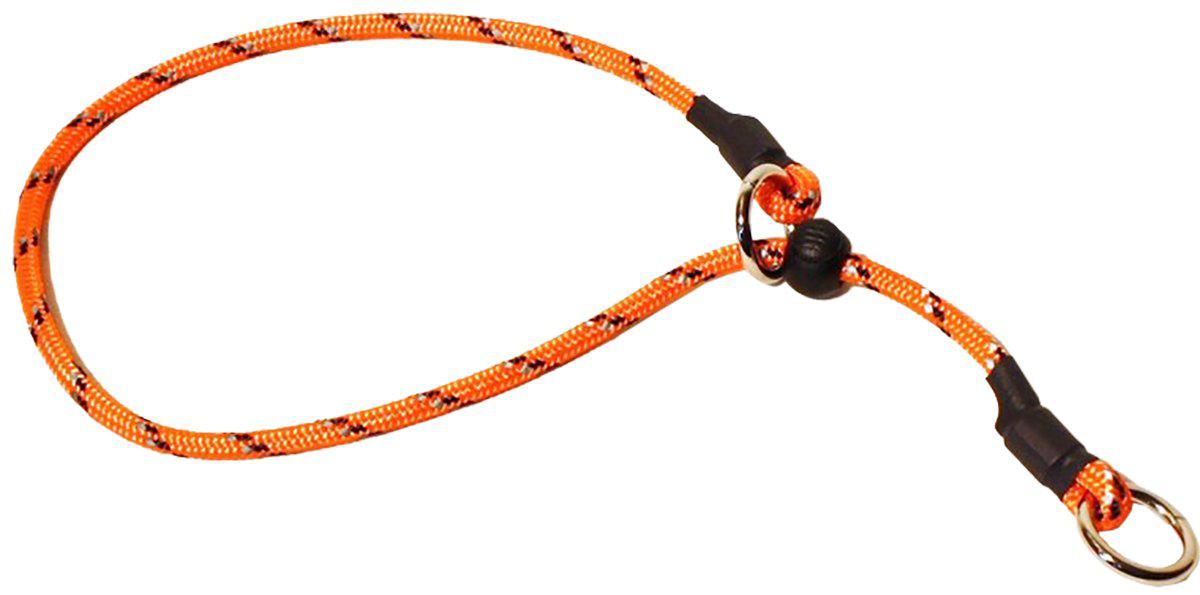 Alac - halsband dressyrstryp orange med reflex 6mmx40cm