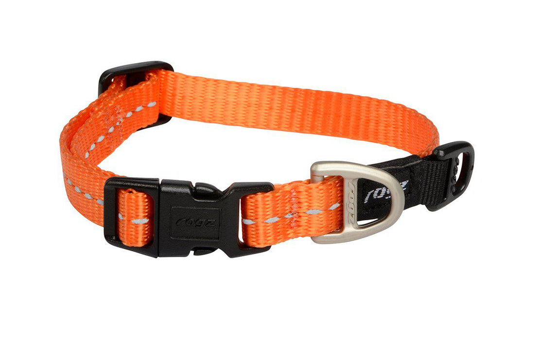 Rogz - halsband utility s orange 11mm 20-31cm