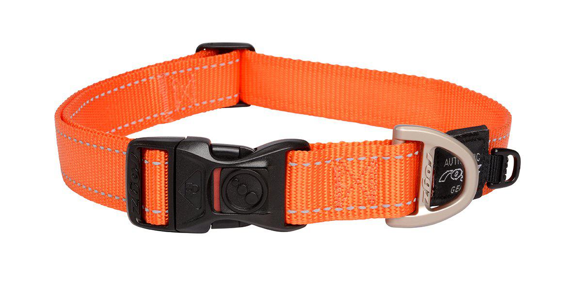 Rogz - halsband utility xl orange 25mm 43-70cm