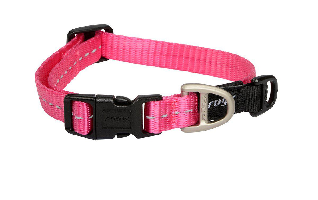 Rogz - halsband utility s rosa 11mm 20-31cm