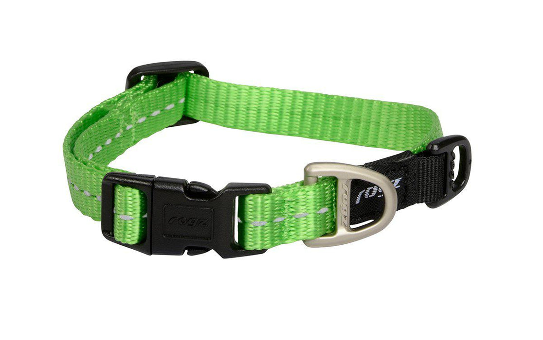 Rogz - halsband utility s lime 11mm 20-31cm