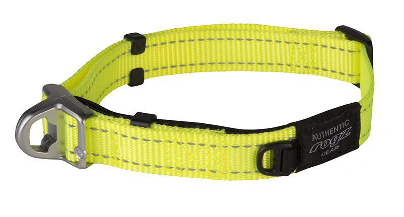 Rogz - safety halsband utility l gul 20mm33-48cm