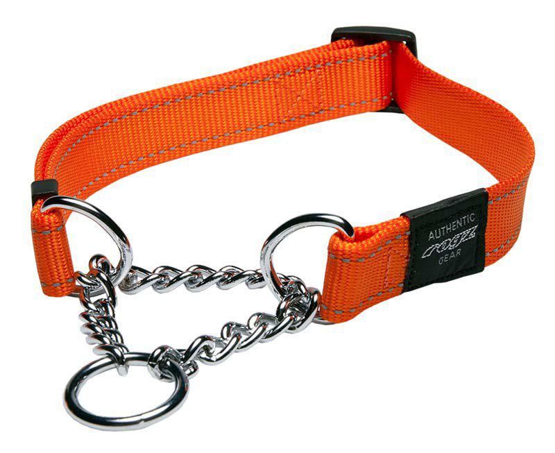 Rogz - utility halvstryp l orange 20mm 40-56cm