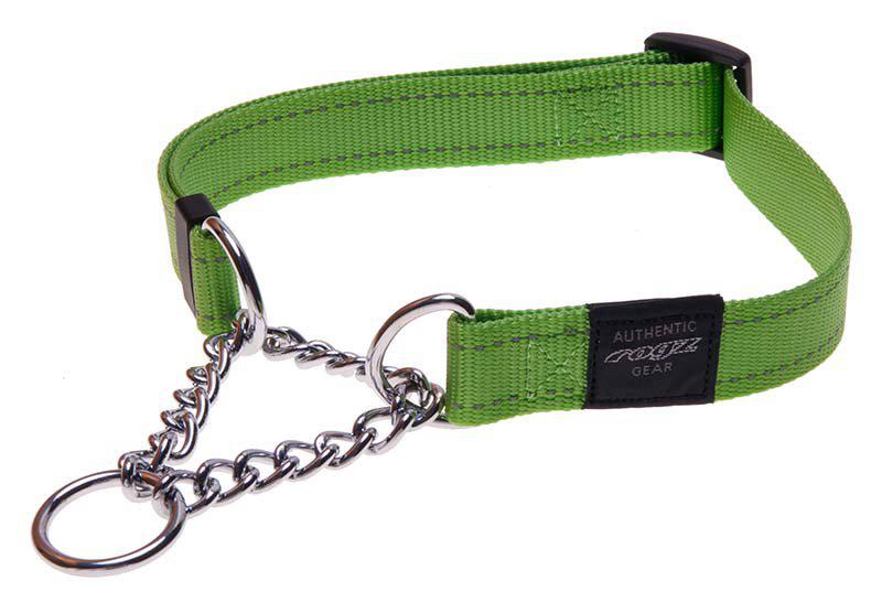 Rogz - utility halvstryp m lime 16mm 32-44cm