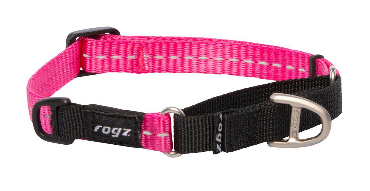 Rogz - utility control collar xl rosa 45-70cm