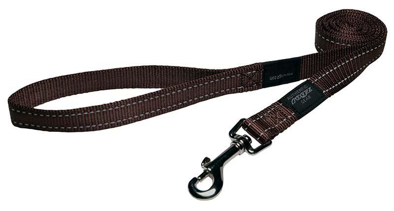 Rogz - utility koppelm brun 16mm 180cm