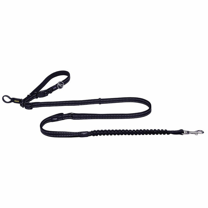 Rogz - utility handsfree lead l black 150-210cm 21-40kg