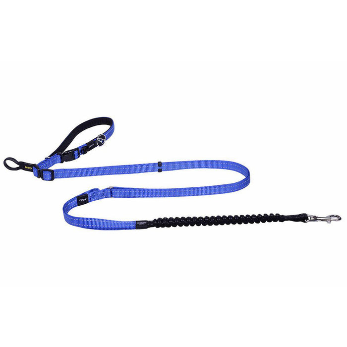 Rogz - utility handsfree lead m blue 150-210cm 12-22kg