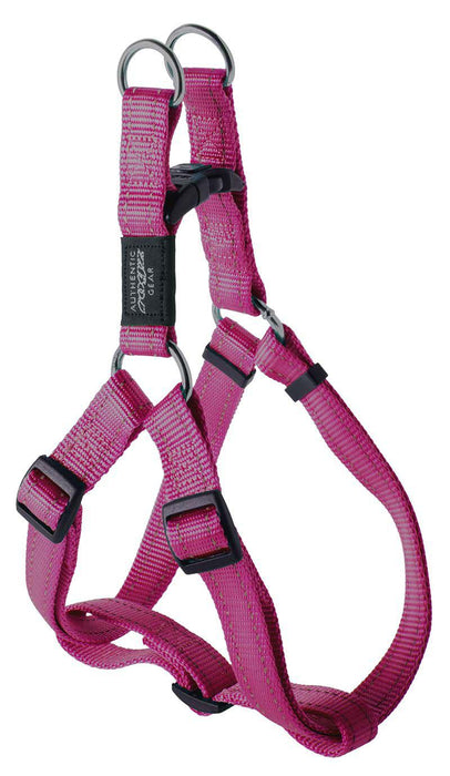 Rogz - sele step-in m rosa 16mm 42-61cm