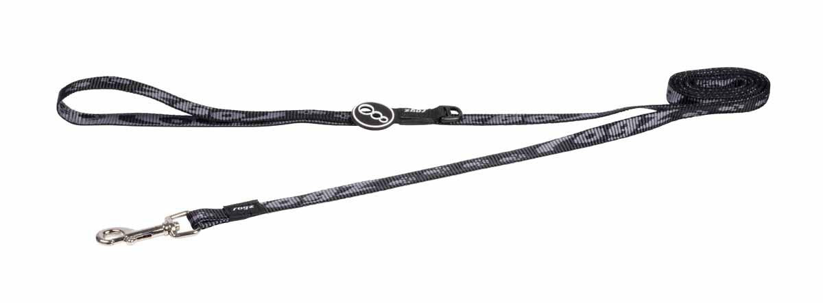 Rogz - alpinist classic koppel svart 11mm180cm