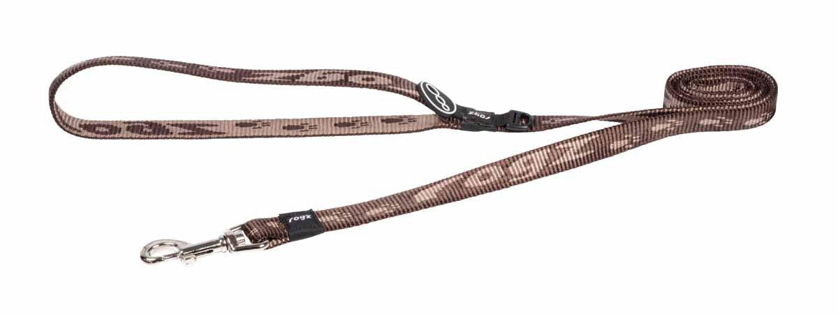 Rogz - alpinist classic koppel brun 16mm 140cm