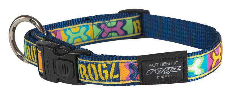 Rogz - fancydress halsband xxl pop art 40mm 50-80cm