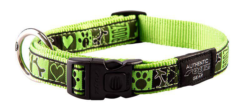 Rogz - fancydress halsband xxl lime 40mm 50-80cm