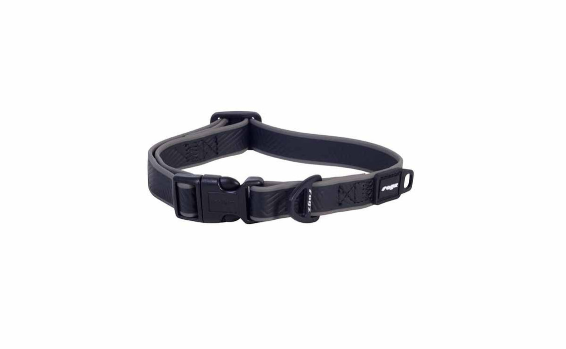 Rogz - amphibian halsband m svart 26-40cm