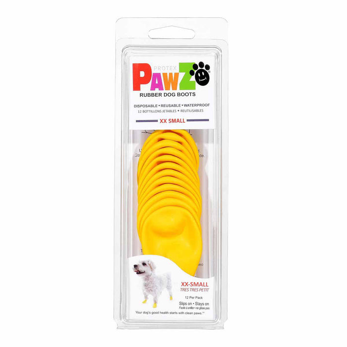 Pawz Dog Boots - color xxs yellow