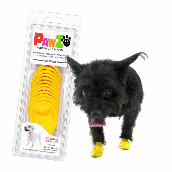 Pawz Dog Boots - color xxs yellow