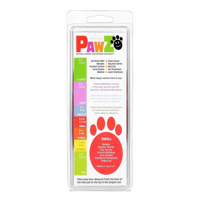 Pawz Dog Boots - color s red