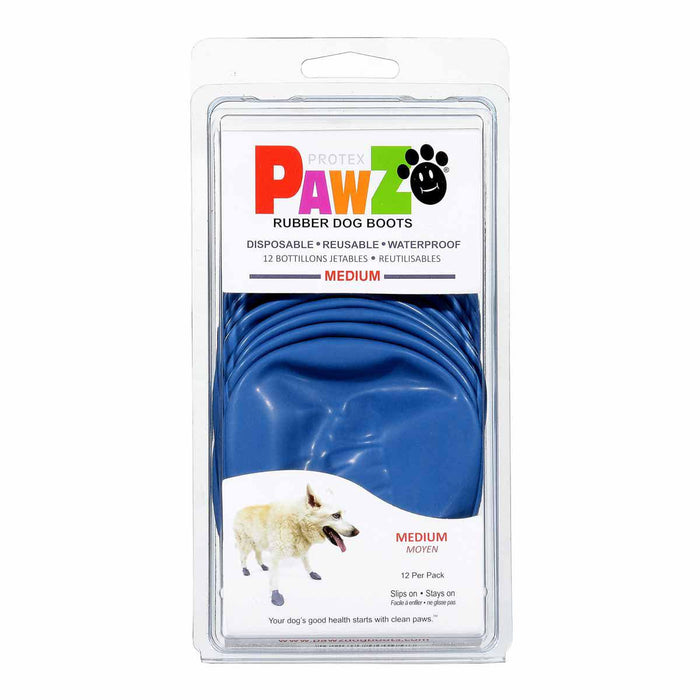 Pawz Dog Boots - color m blue