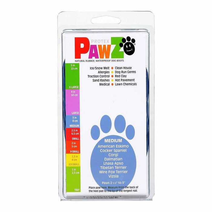 Pawz Dog Boots - color m blue