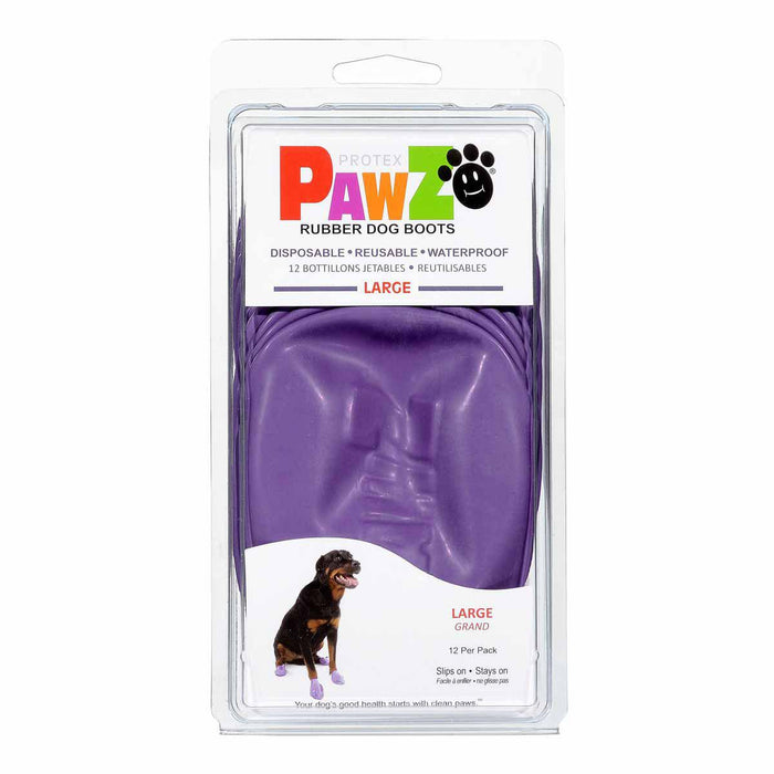 Pawz Dog Boots - color l purple