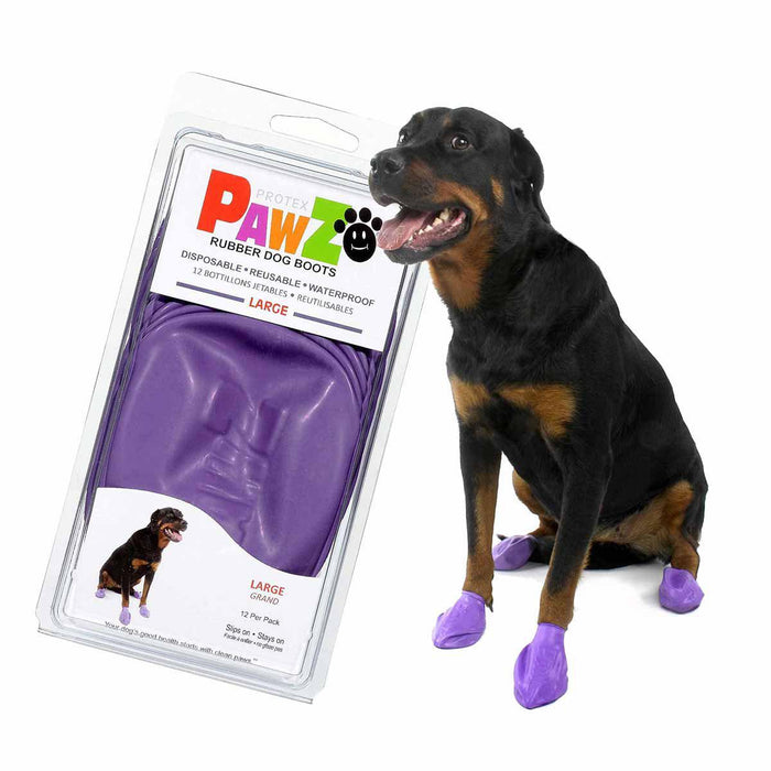 Pawz Dog Boots - color l purple