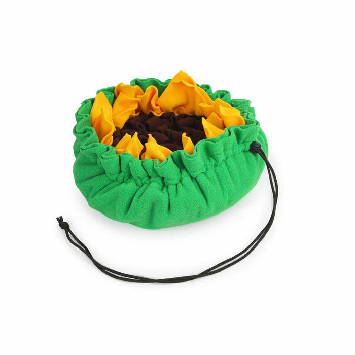 All For Paws - hundleksak snuffle mat sunflower 60x60x5cm