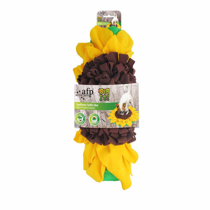 All For Paws - hundleksak snuffle mat sunflower 60x60x5cm