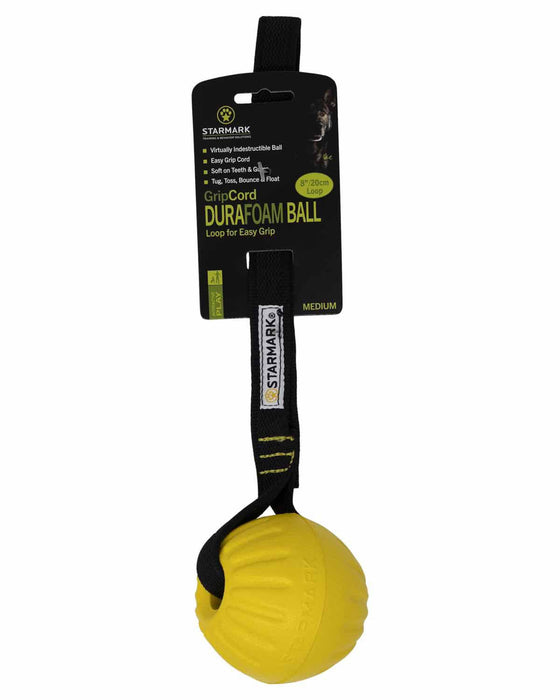 Starmark - gripcord durafoam ball loop m 7x7x32cm