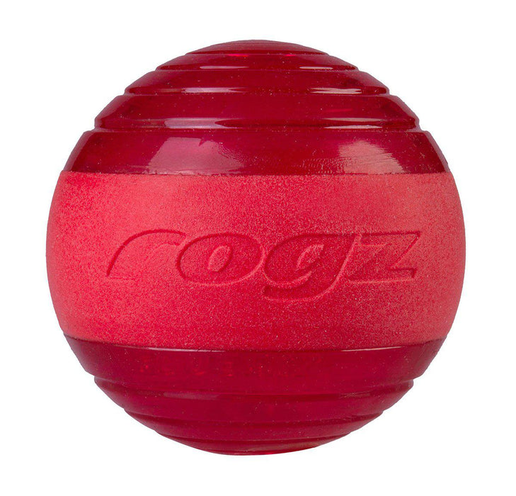 Rogz - squeekz ball röd 6,4cm