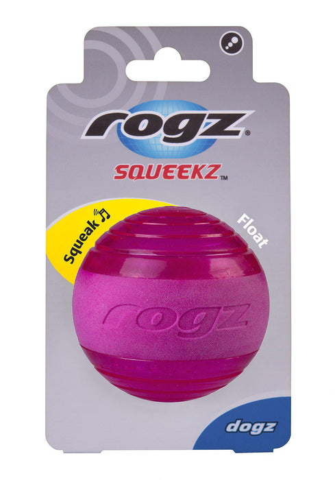 Rogz - squeekz ball rosa 6,4cm