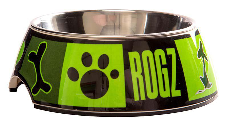 Rogz - skål bubble s lime 160ml