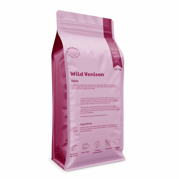 Buddy Pet Foods - wild venison 12kg