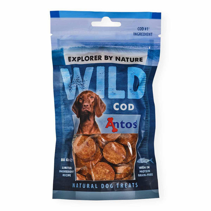 Antos - wild snacks cod 80g