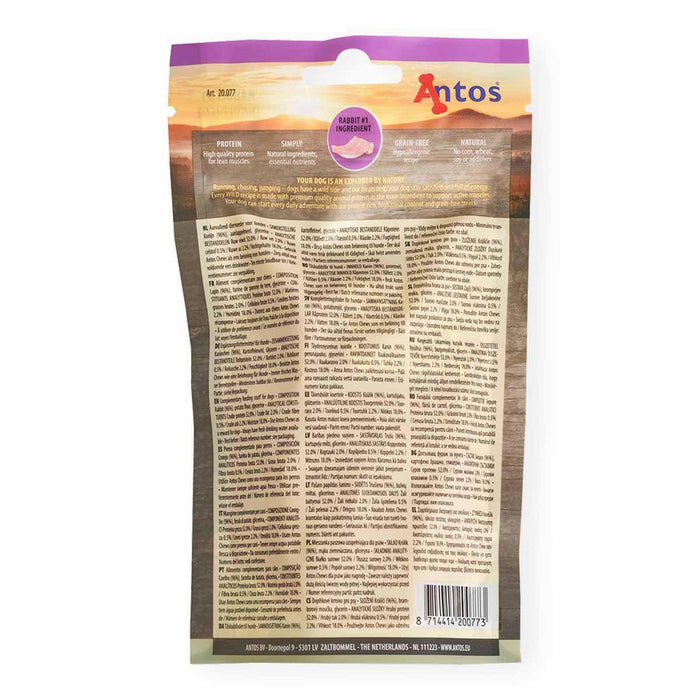 Antos - wild snacks rabbit 80g