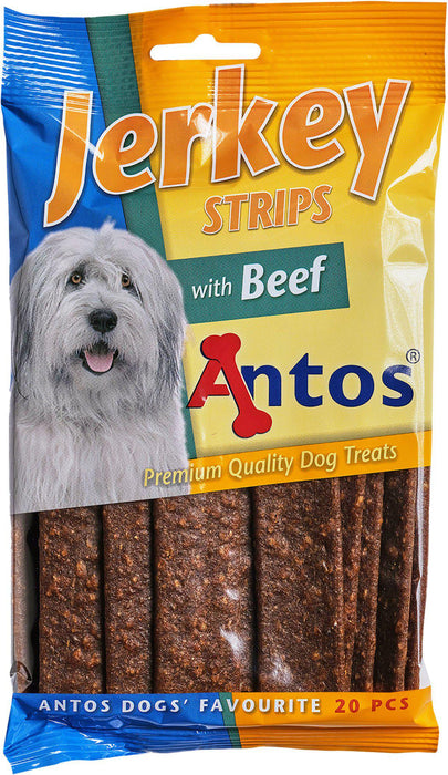 Antos - hundsnacks strips beef 20st ca 200gr