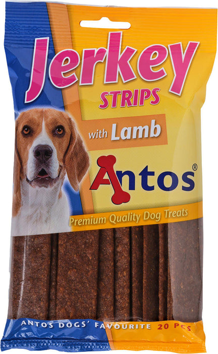 Antos - hundsnacks strips lamm 20st ca 200gr