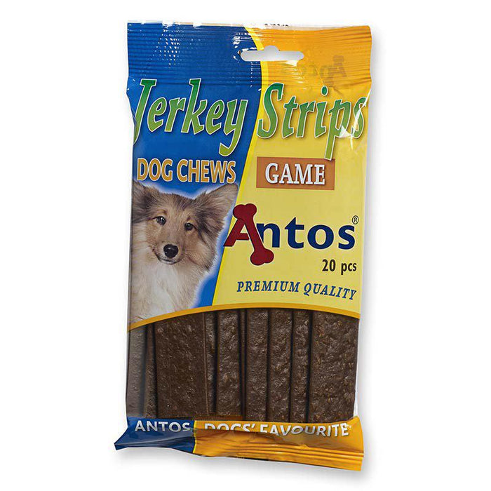 Antos - hundsnacks strips vilt 20st ca 200gr