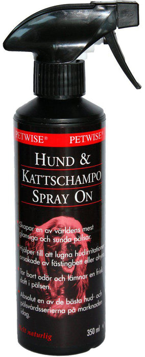 Petwise/horsewise - petwise spray on hund & kattschampo 350ml