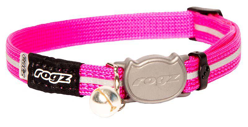 Rogz - alleycat halsband s rosa 11mm 20-31cm