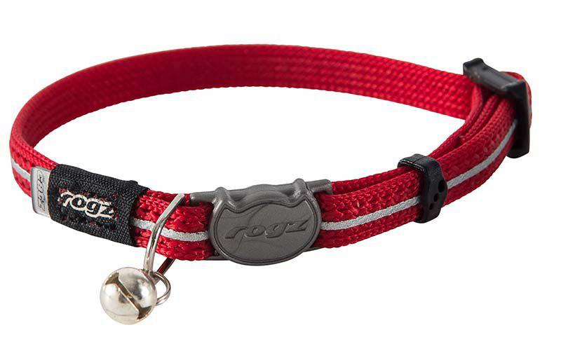 Rogz - alleycat halsband xs röd 8mm 16,5-23cm