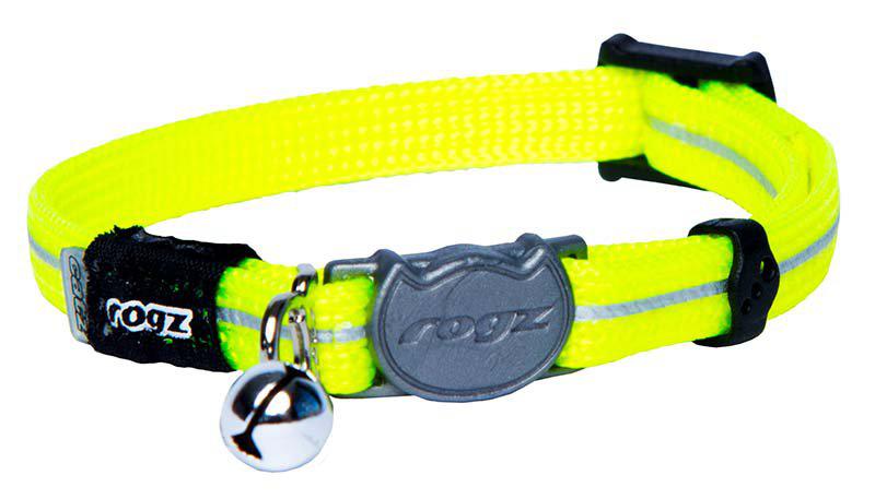 Rogz - alleycat halsband xs gul 8mm 16,5-23cm