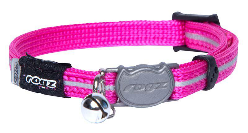 Rogz - alleycat halsband xs rosa 8mm 16,5-23cm