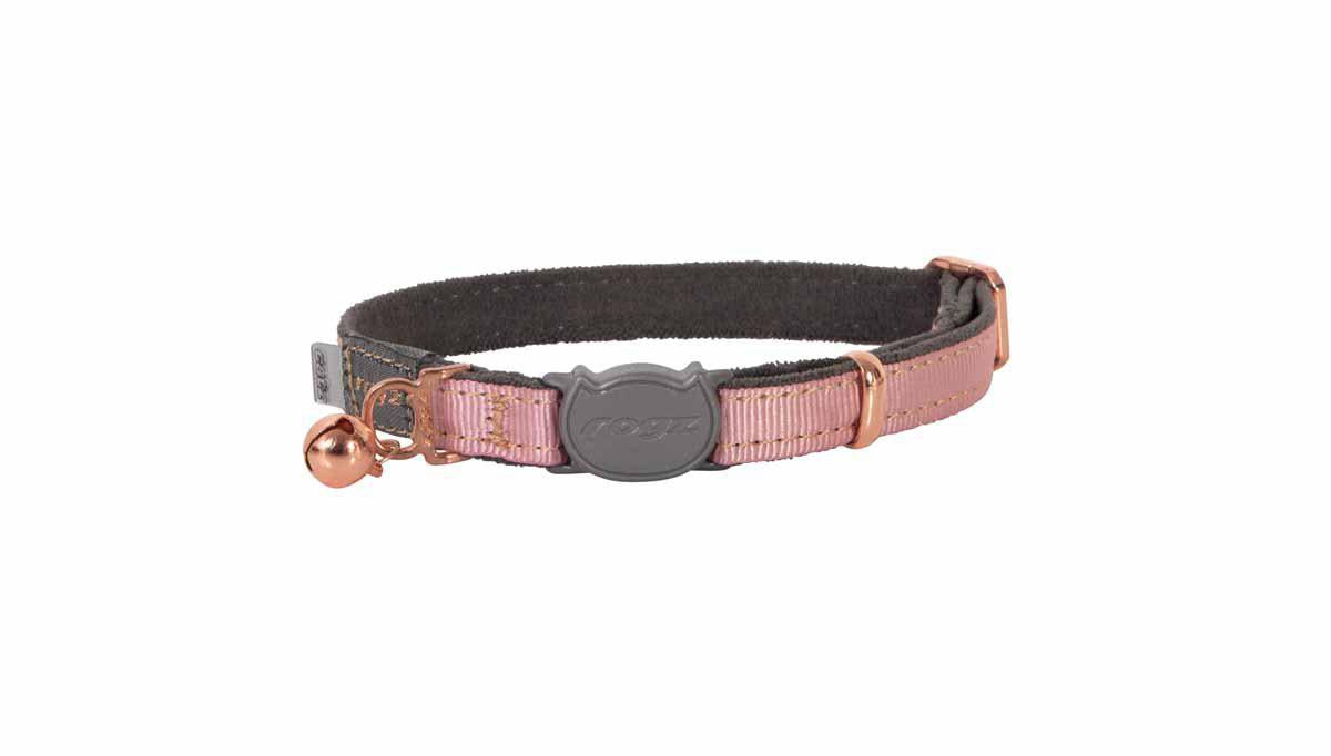 Rogz - urbancat halsband rosa xs 26,5-23cm